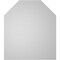Ekena Millwork Octagonal Top Surface Mount PVC Gable Vent w/ 3-1/2"W x 1"P Standard Frame, 14"W x 16"H GVPOT14X1601SN - alternate 4